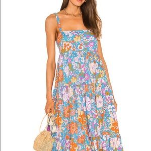 Free People Park Slope Maxi in Bluebell, Size M